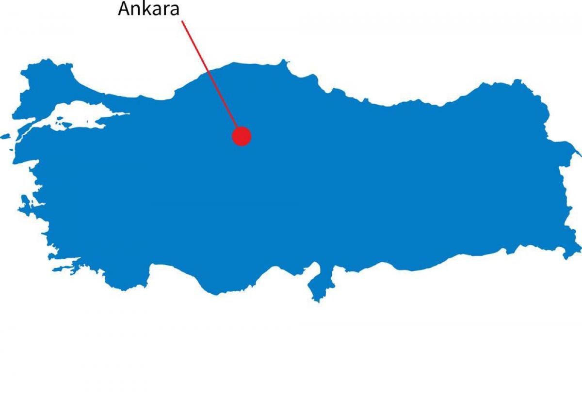Mapa stolicy Turcji